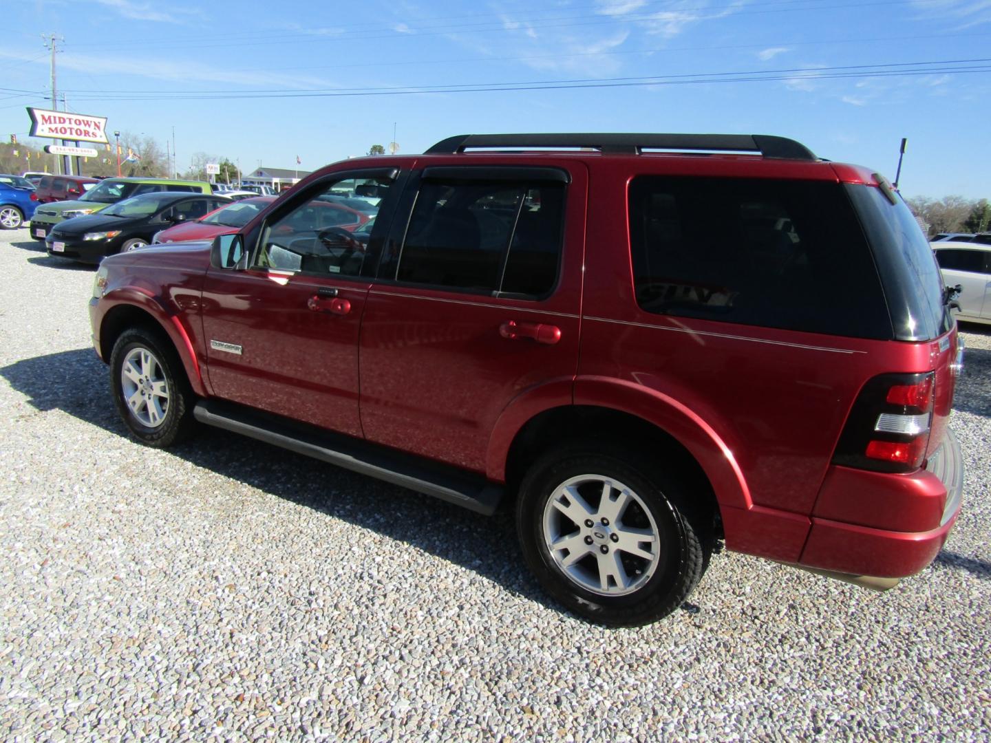 2008 Red /Tan Ford Explorer XLT 4.0L 2WD (1FMEU63E58U) with an 4.0L V6 SOHC 16V engine, Automatic transmission, located at 15016 S Hwy 231, Midland City, AL, 36350, (334) 983-3001, 31.306210, -85.495277 - Photo#5